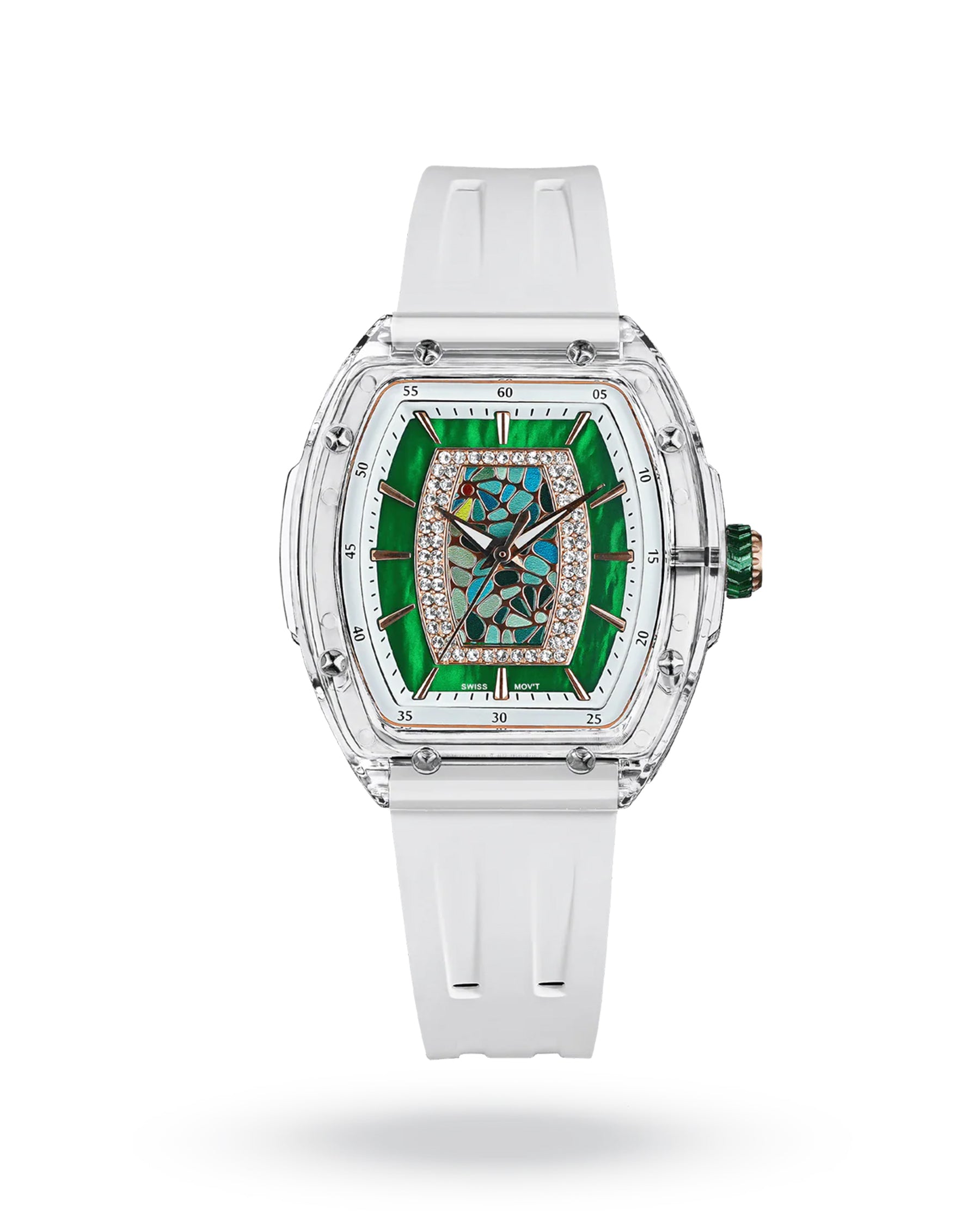 Tsar Bomba Nucleus Femme 02 White Green – WristRebels