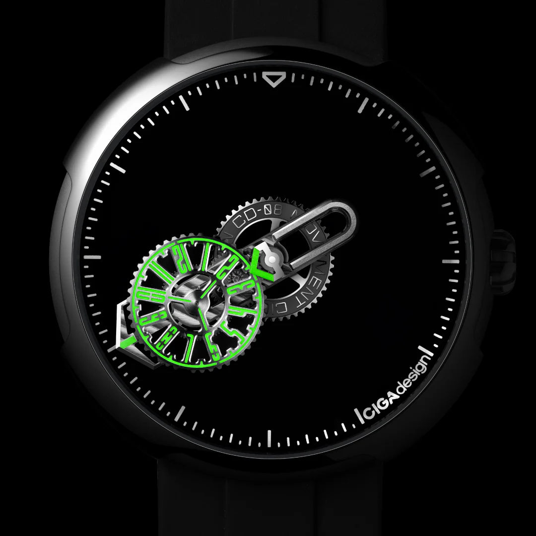 Ciga Design Automatic Wandering Hour Watch Time Cipher