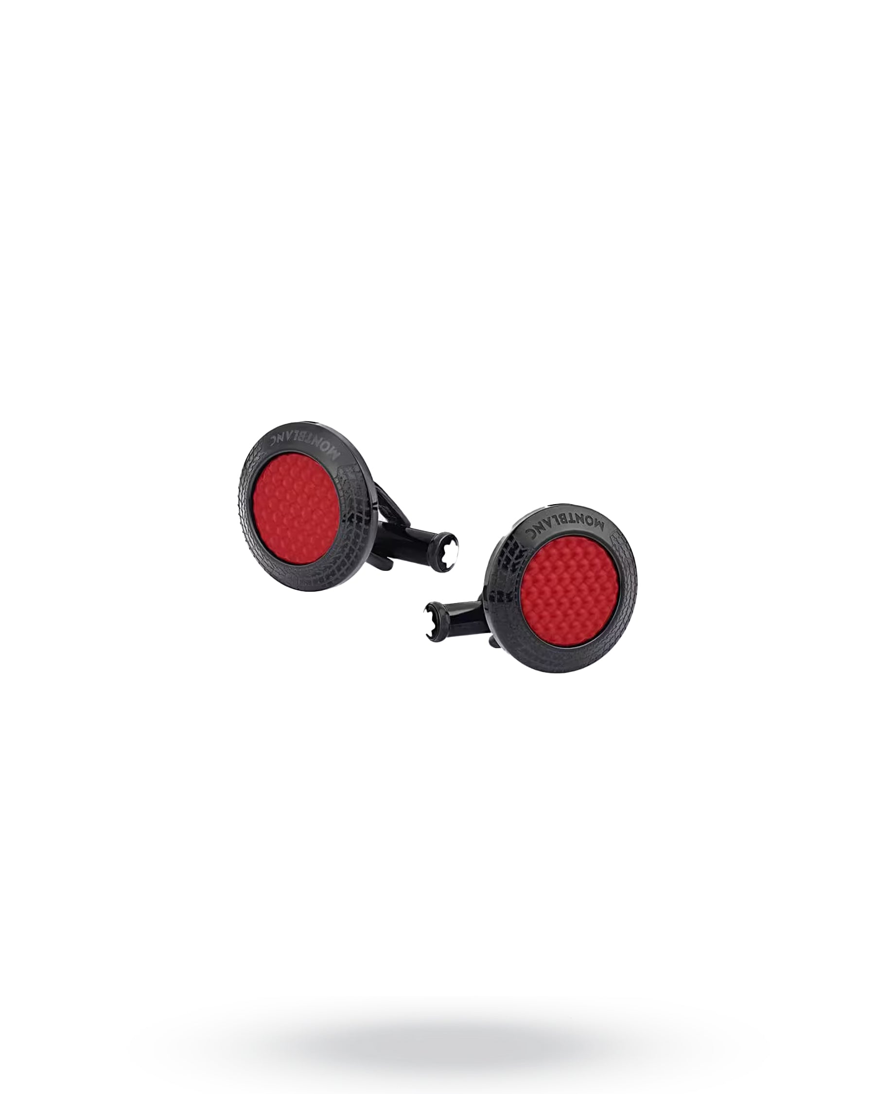 Montblanc Cufflinks Pirelli Steel Red