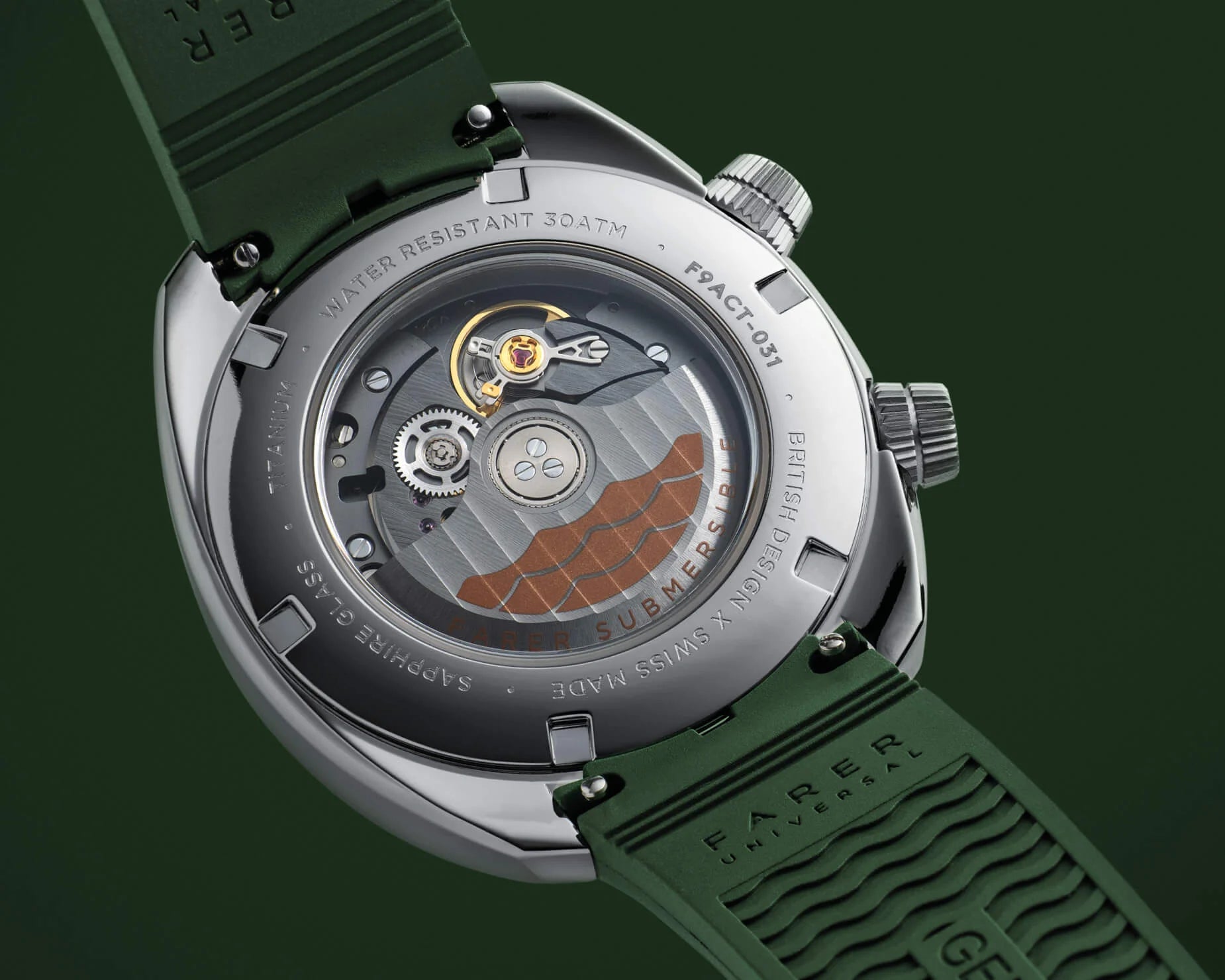 Farer Hecla Hunter Green Aqua Compressor Titanium Series III