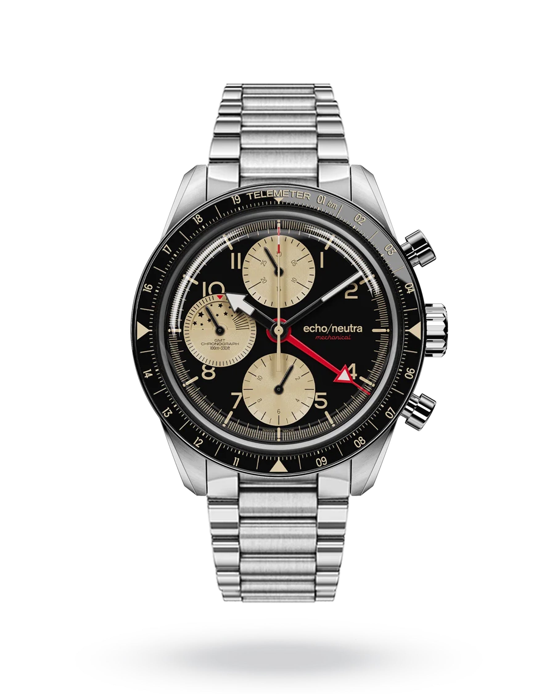 Echo Neutra 1956 Chrono GMT Black & Sand