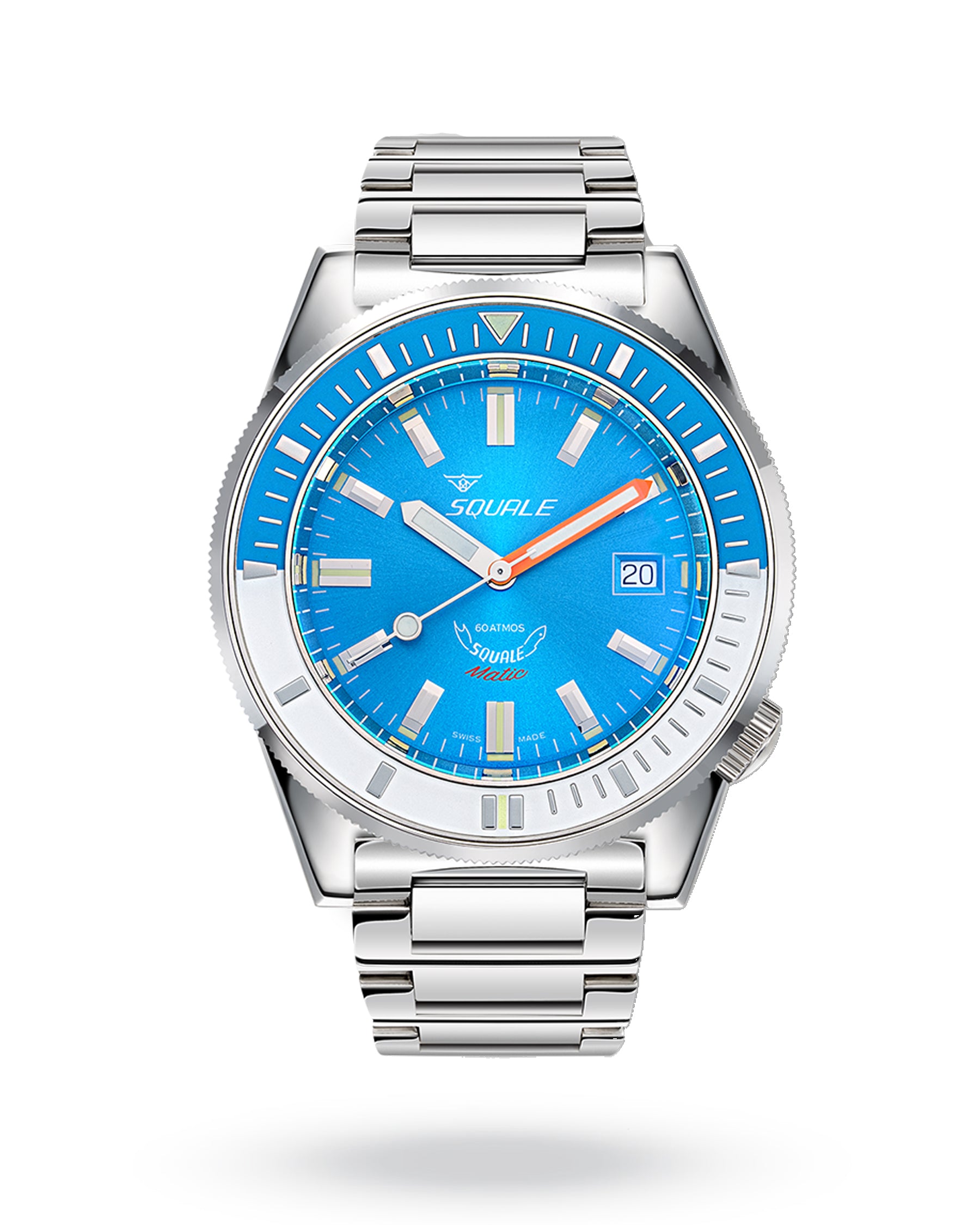 Squale Matic Light Blue Bracelet