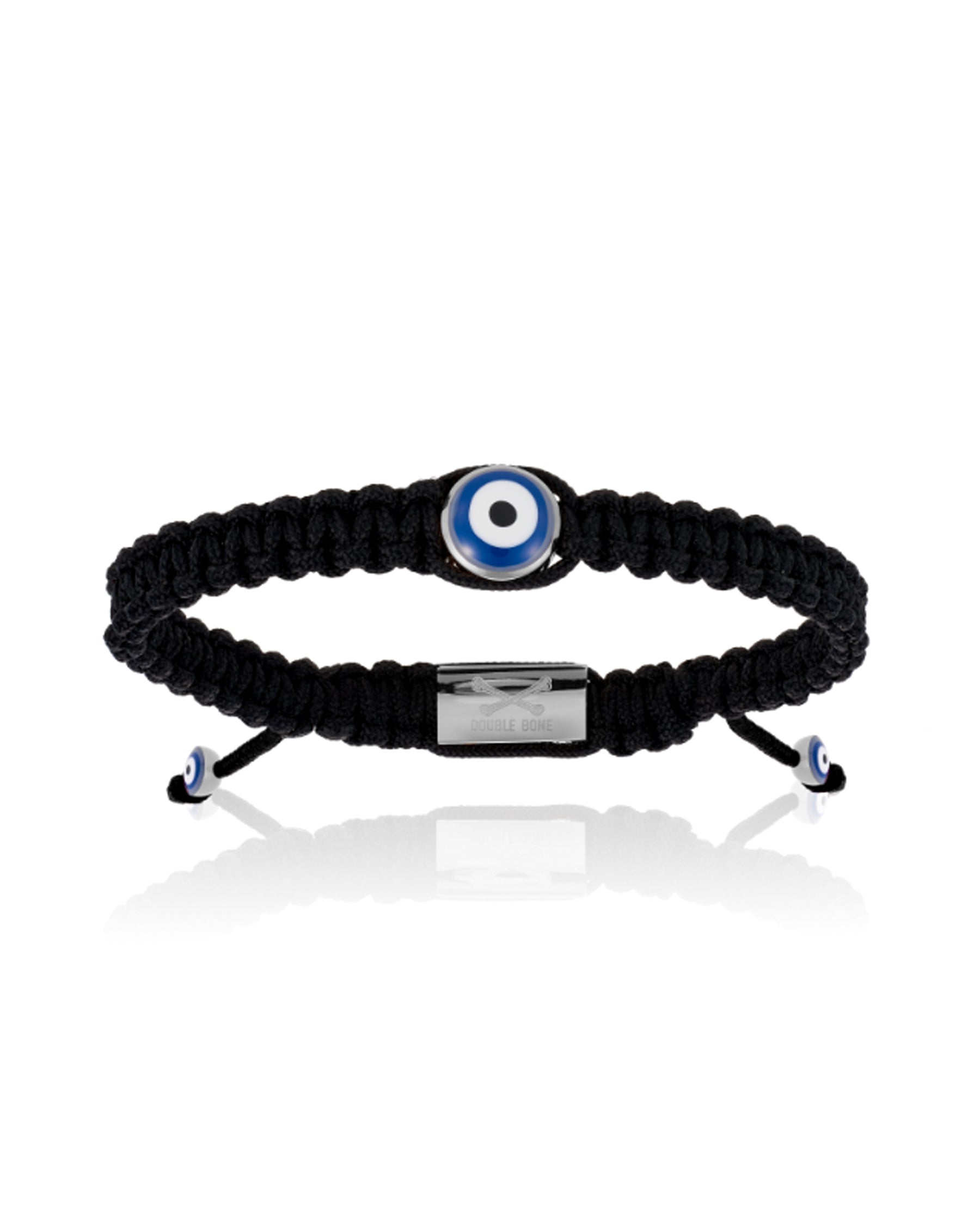 Double Bone Gold Lucky Evil Eye