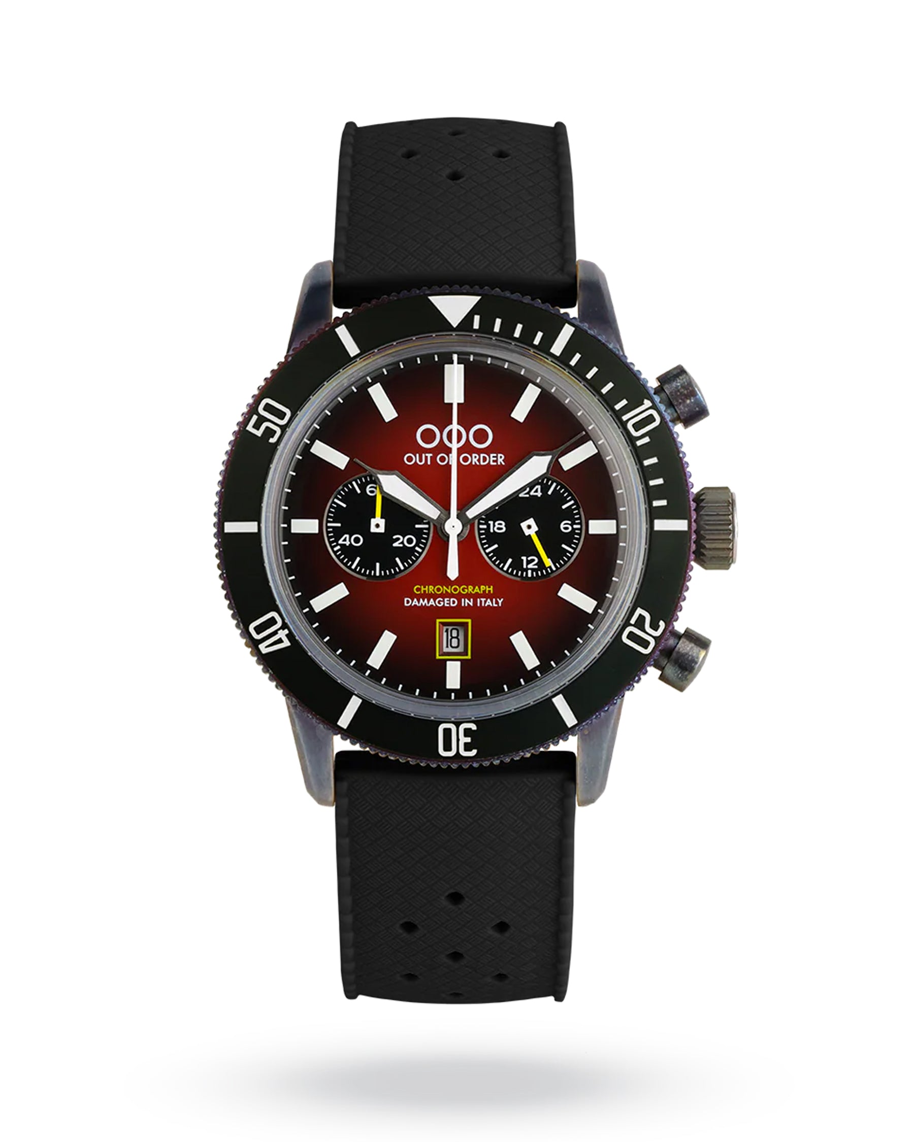 Out of Order Red Pilot Cronografo