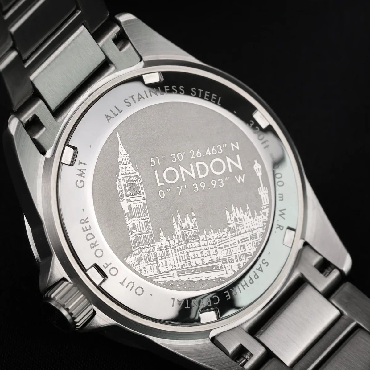 Out Of Order Swiss GMT London Big Ben - Ultra Brushed