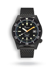 Squale 1521 PVD Black Mesh