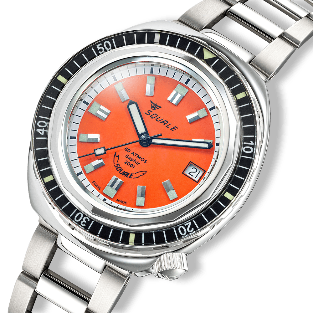 Squale 2001 Reverse Orange