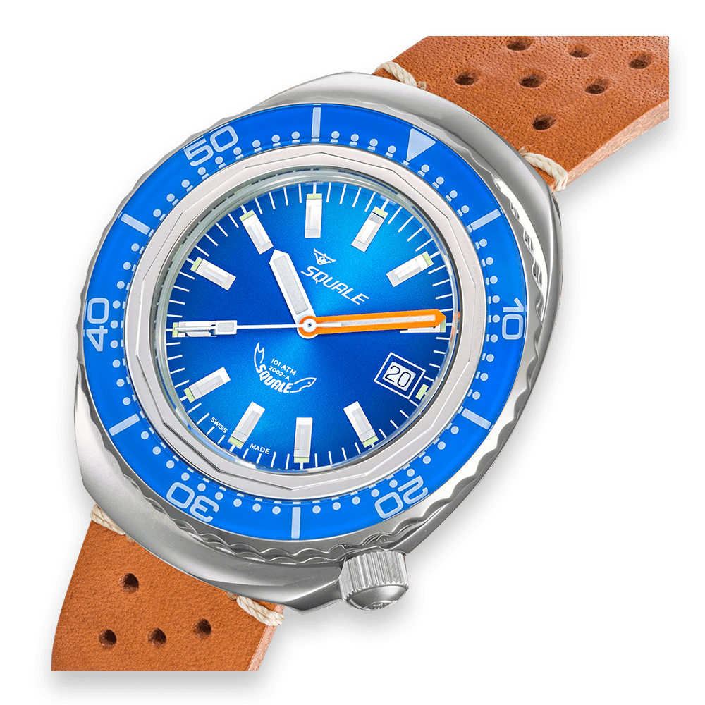 Squale 2002 Blue Leather