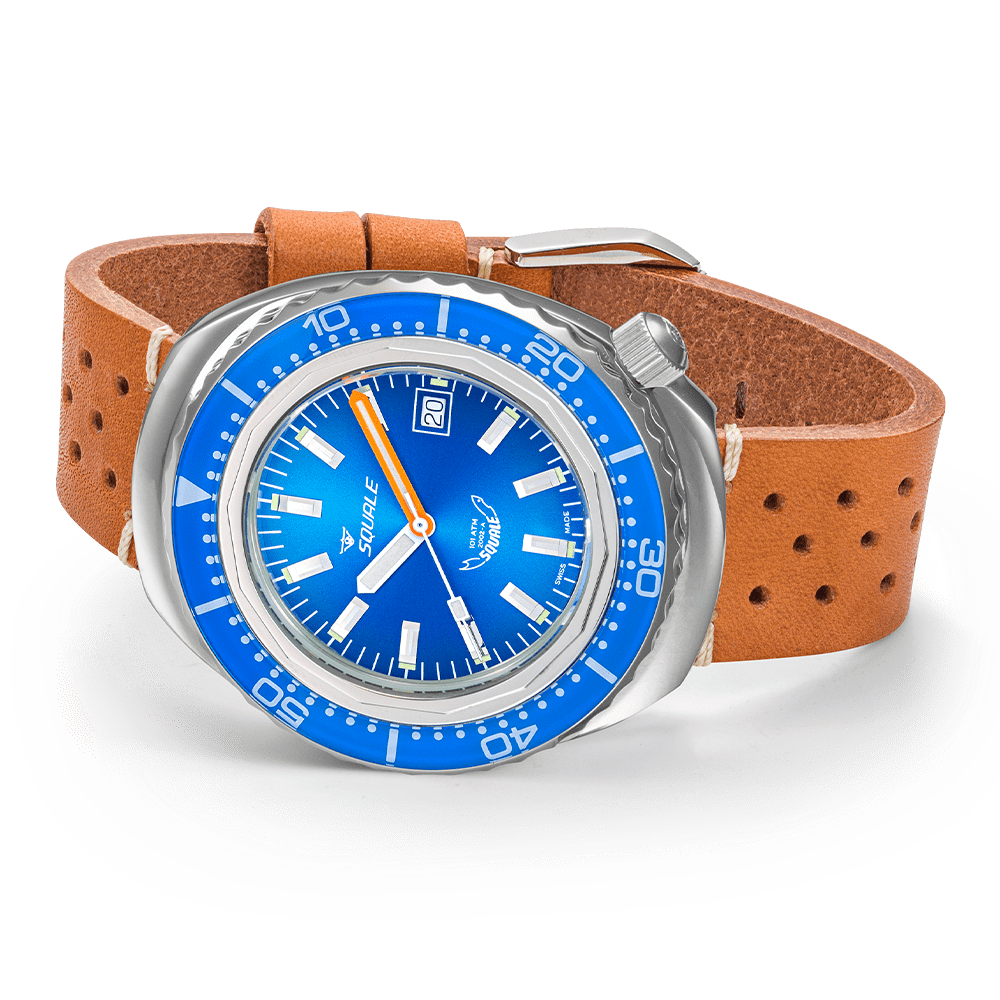 Squale 2002 Blue Leather