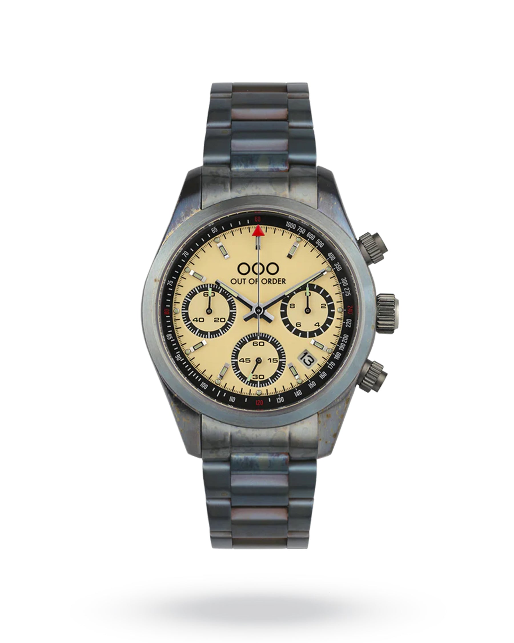 Out Of Order Creamy Sporty Cronografo Stainless Steel