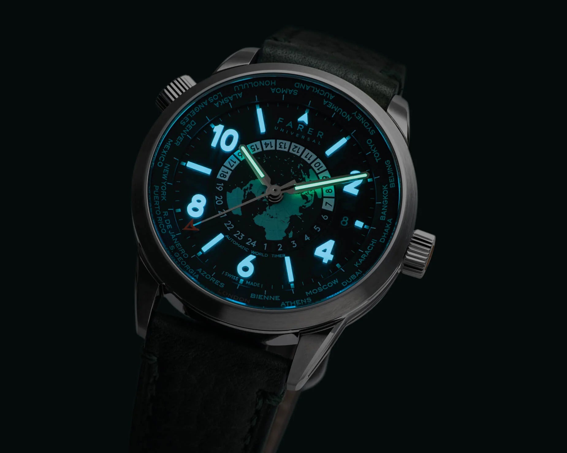 Farer Fox World Timer