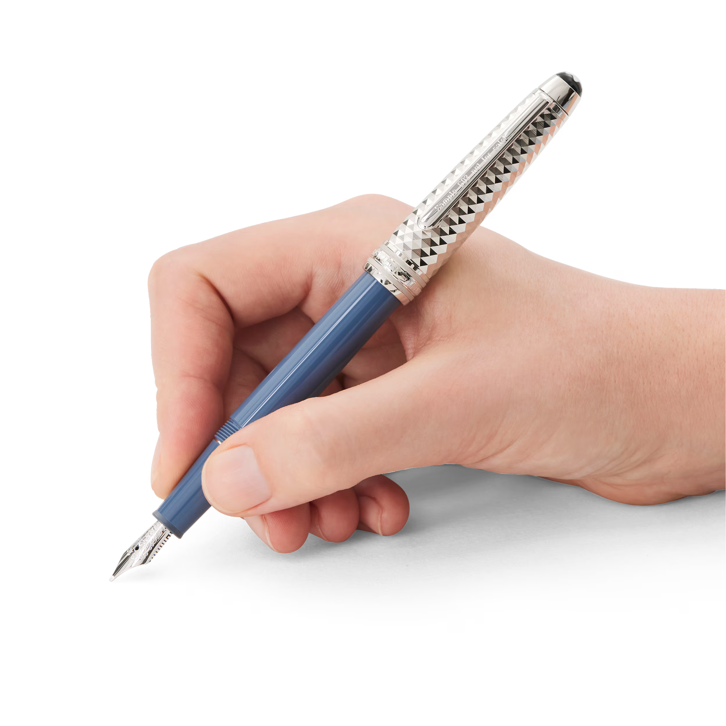 Montblanc Meisterstuck Glacier Doue Fountain Pen