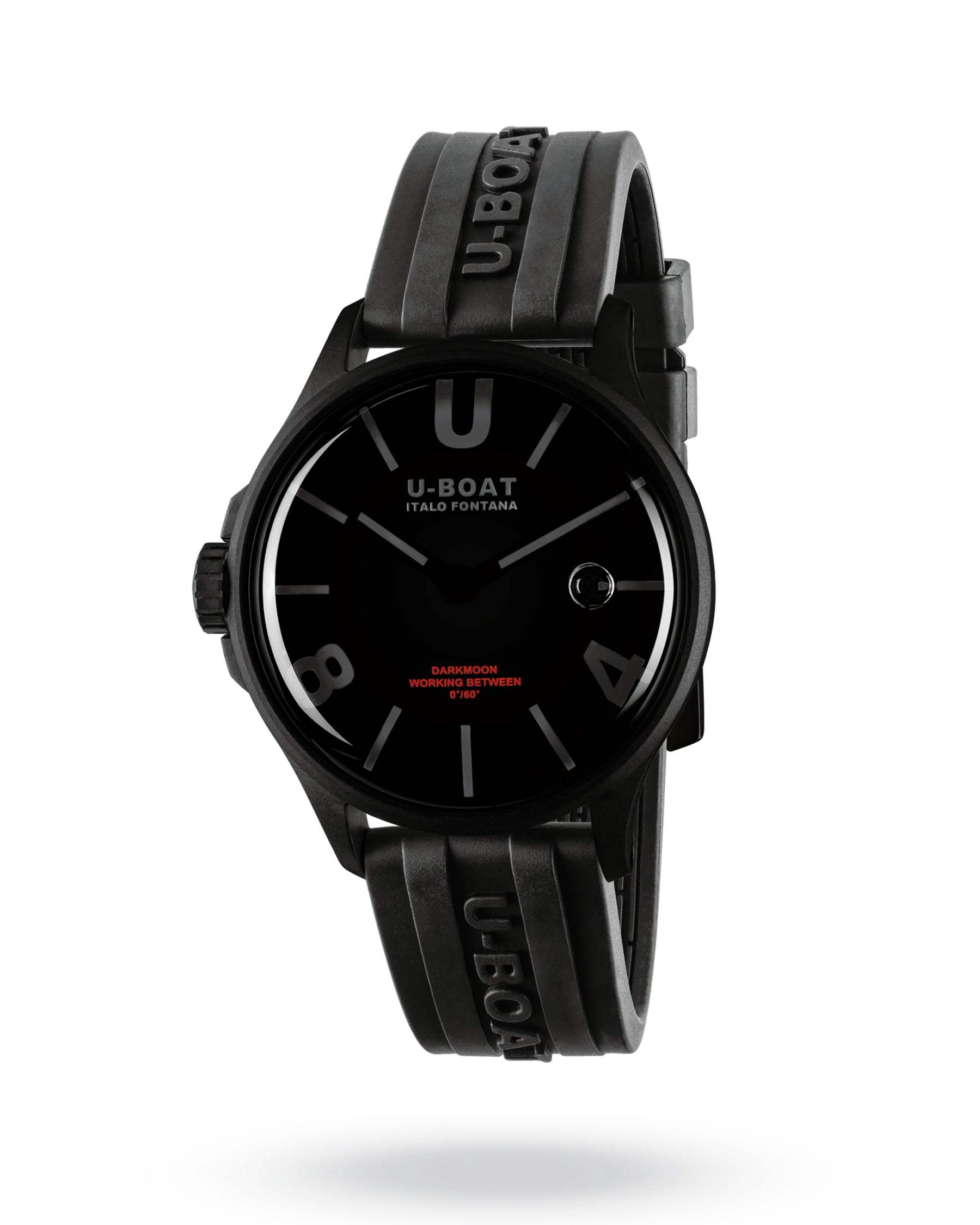 U-Boat Darkmoon 40 MM Bk Black Curved PVD