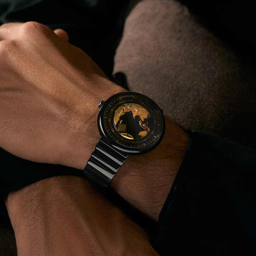 Ciga Design Mechanical Watch Blue Planet II Gilding Age