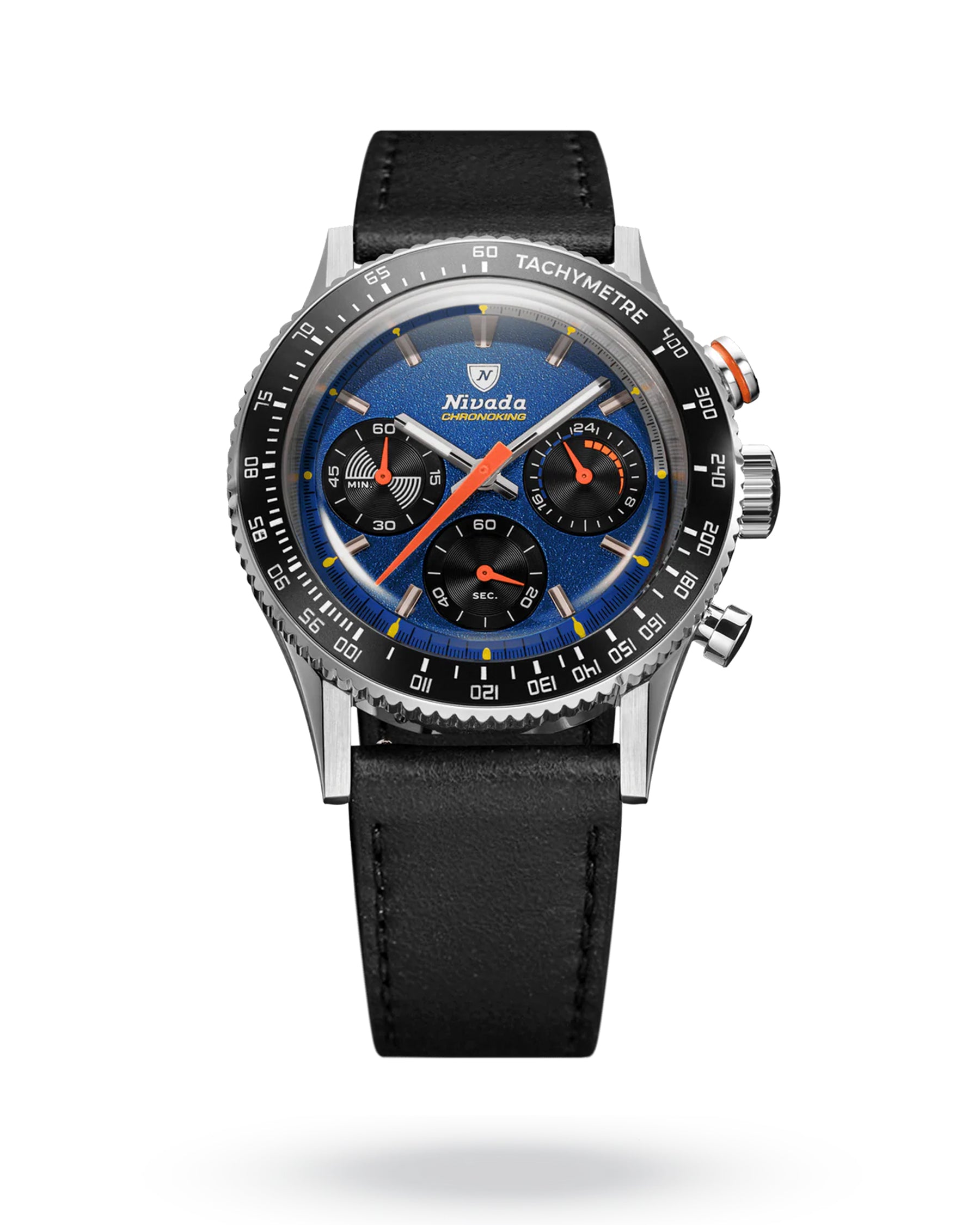 Nivada Grenchen Chronoking Mecaquartz Racing Blue