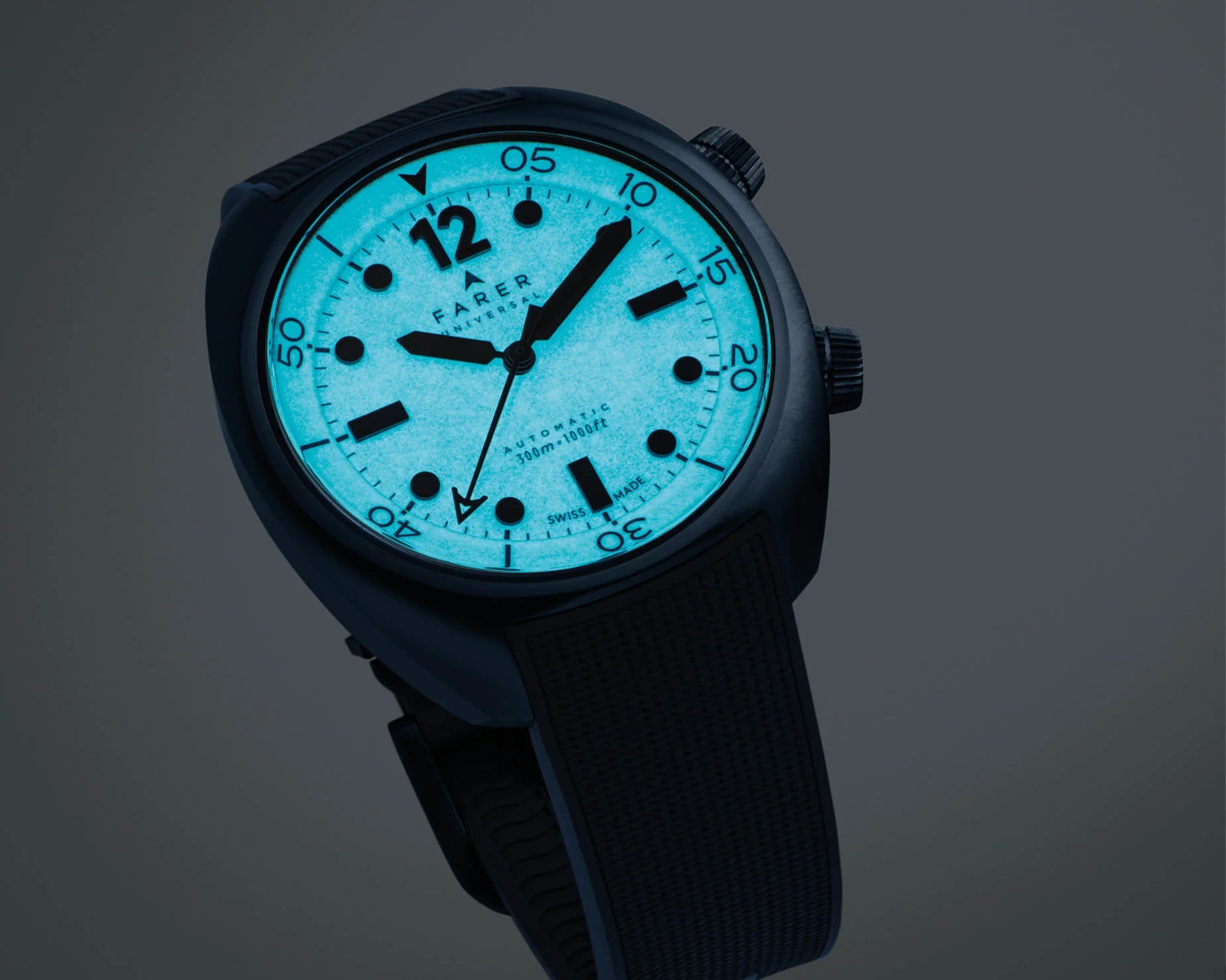 Farer Endeavour Ocean Blue Aqua Compressor Titanium Series III