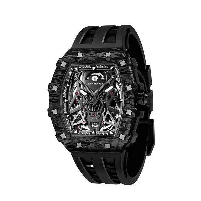 Tsar Bomba Elemental Series Carbon Fiber Automatic Watch TB8207CF