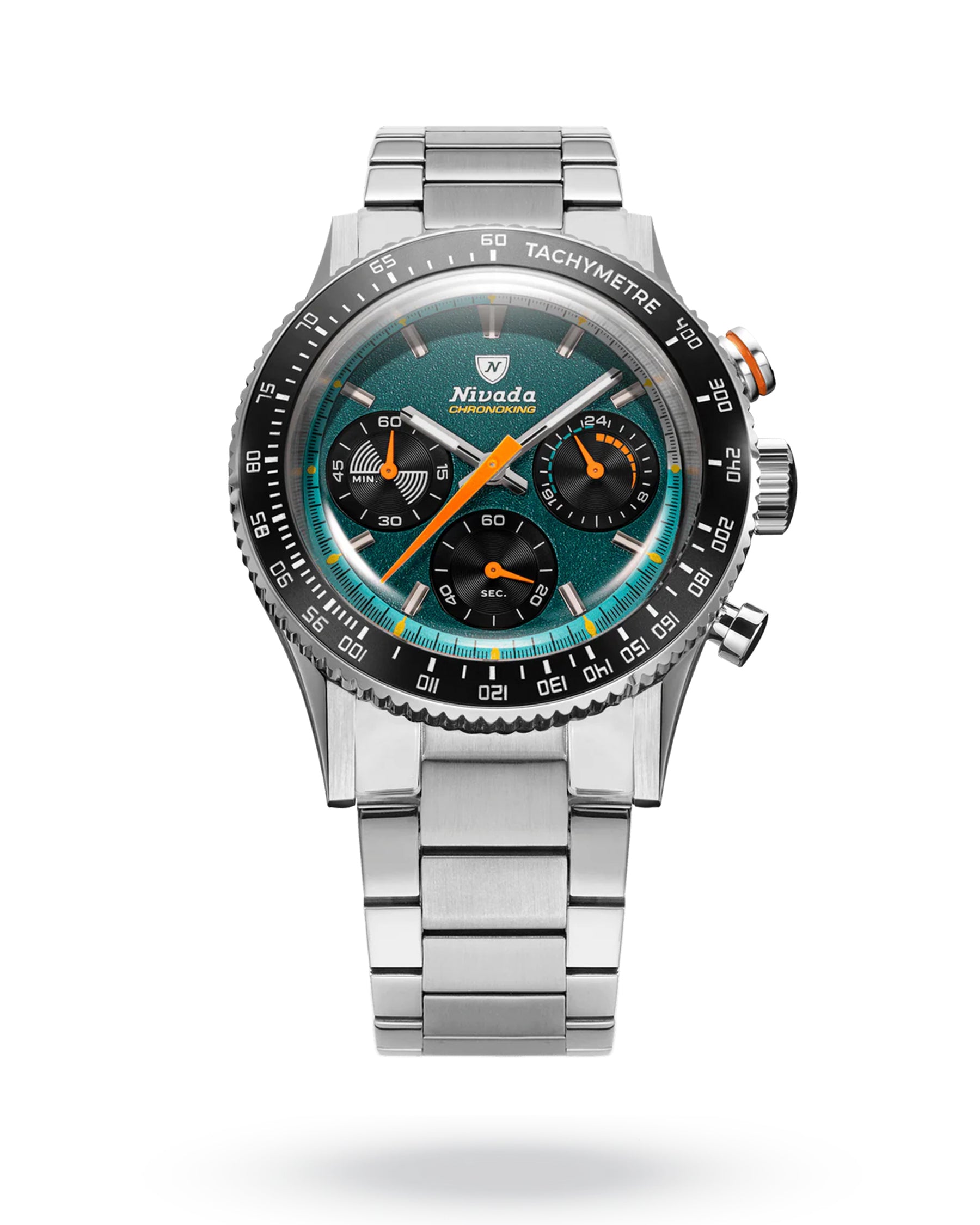 Nivada Grenchen Chronoking Mecaquartz Racing Green