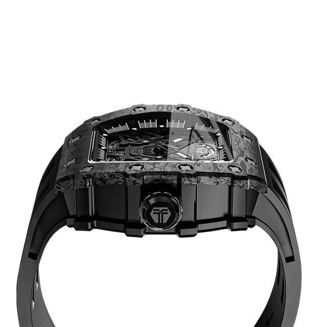 Tsar Bomba Elemental Series Carbon Fiber Automatic Watch TB8207CF