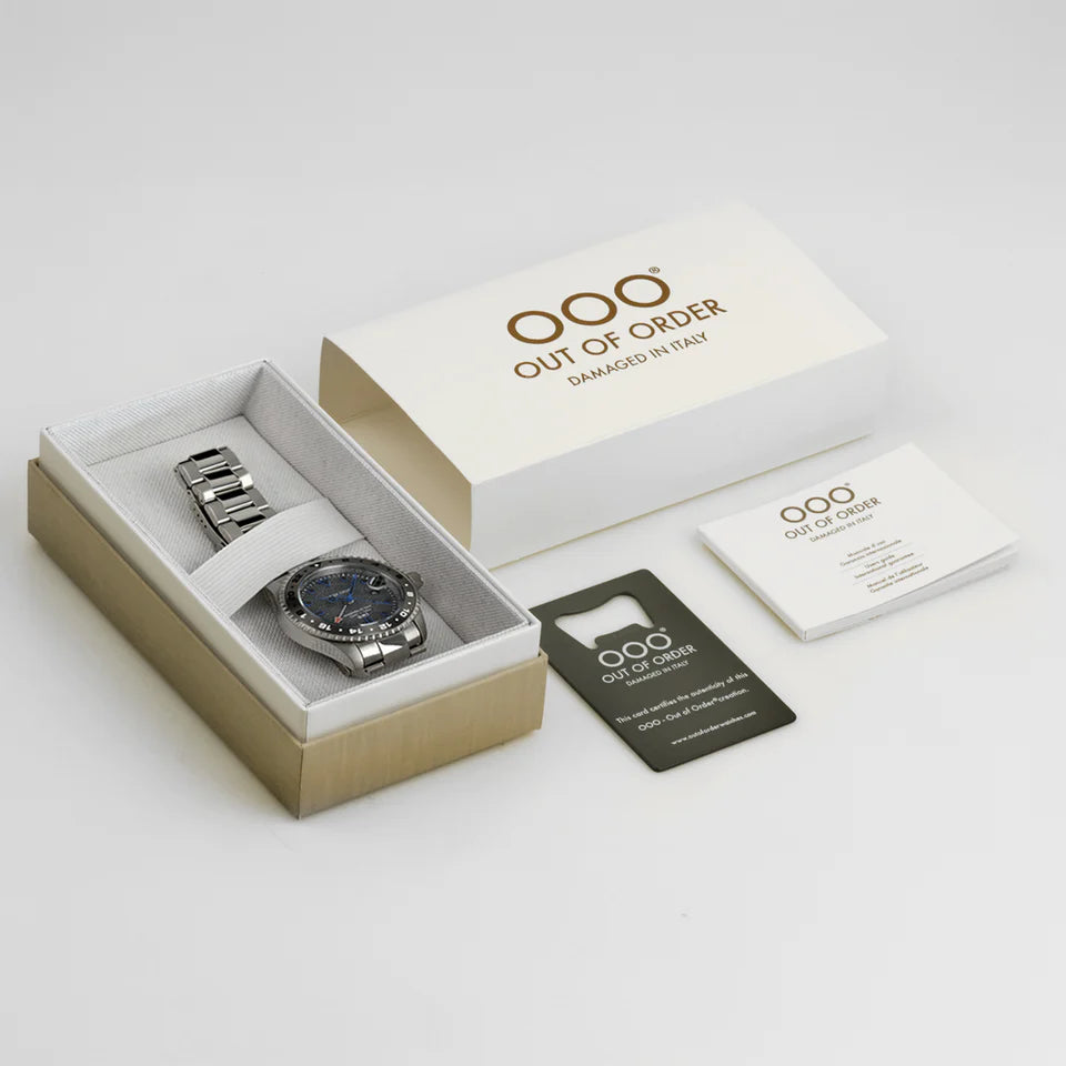 Out Of Order GMT Tokyo Shibuya Ultra Brushed - Swiss Made