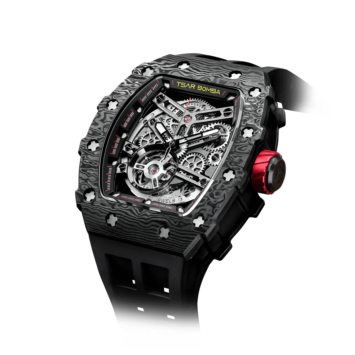 Tsar Bomba Elemental Series Carbon Fiber Automatic Watch TB8208CF