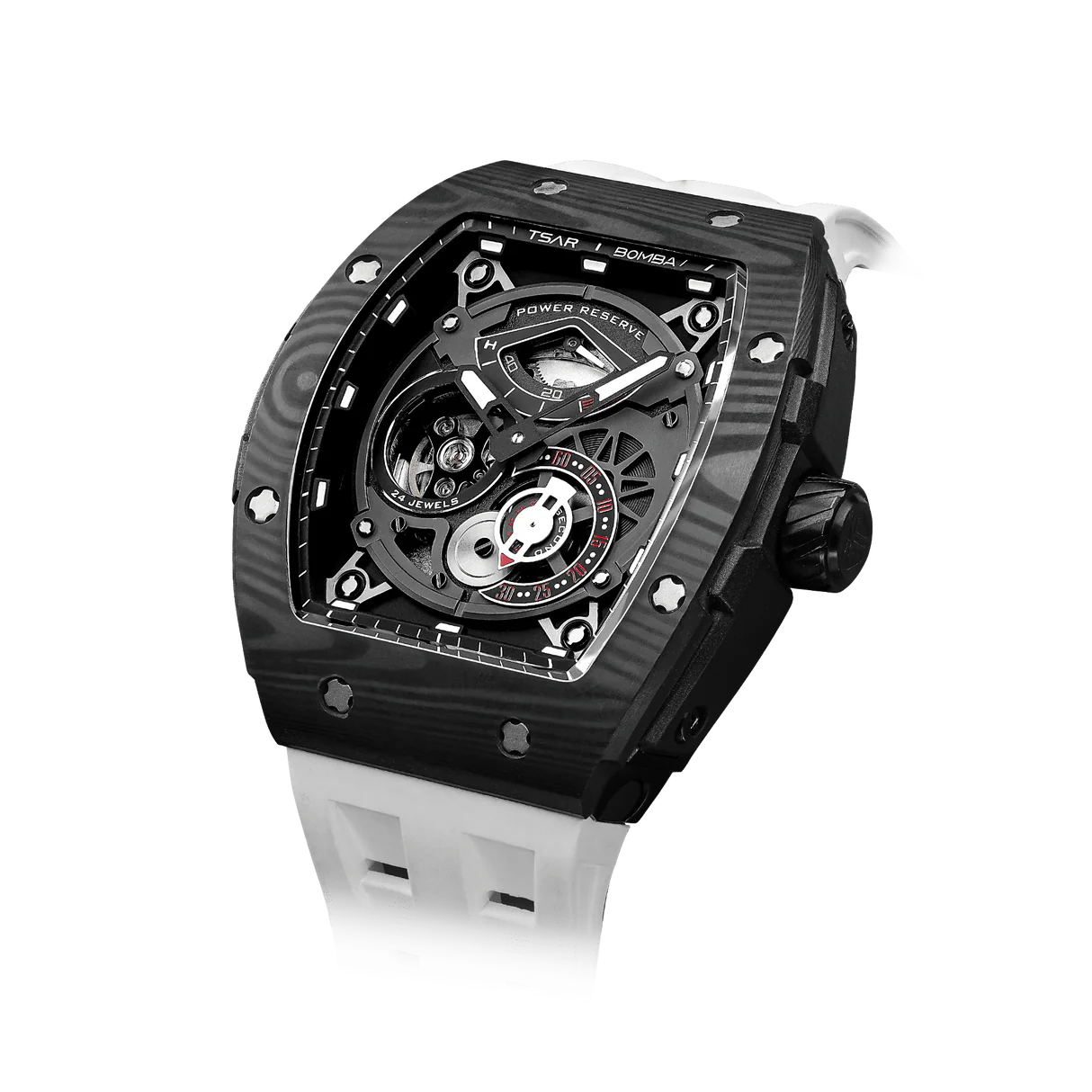 Tsar Bomba Elemental Series Carbon Fiber Automatic Watch TB8210CF