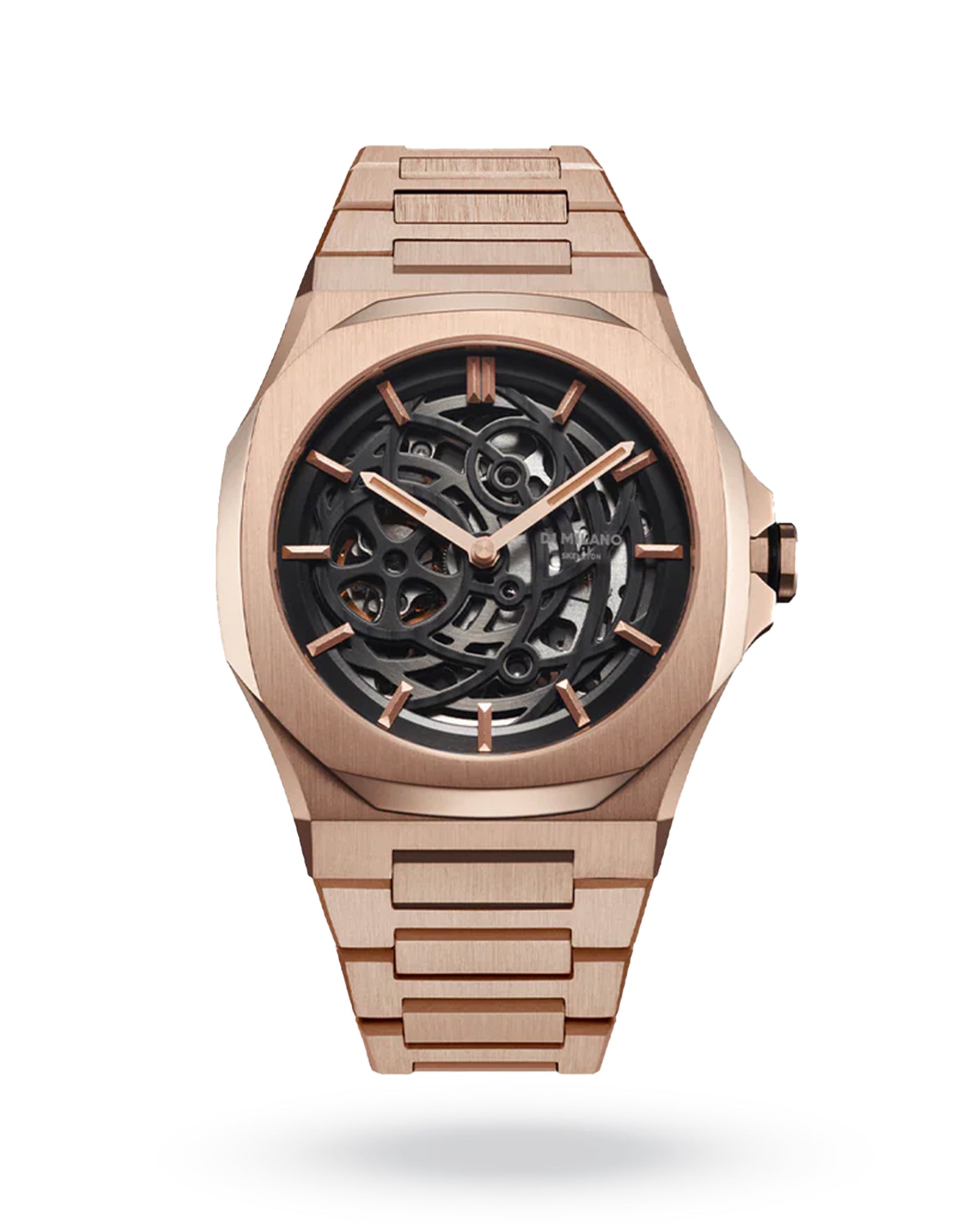 D1 Milano Rose Gold Skeleton