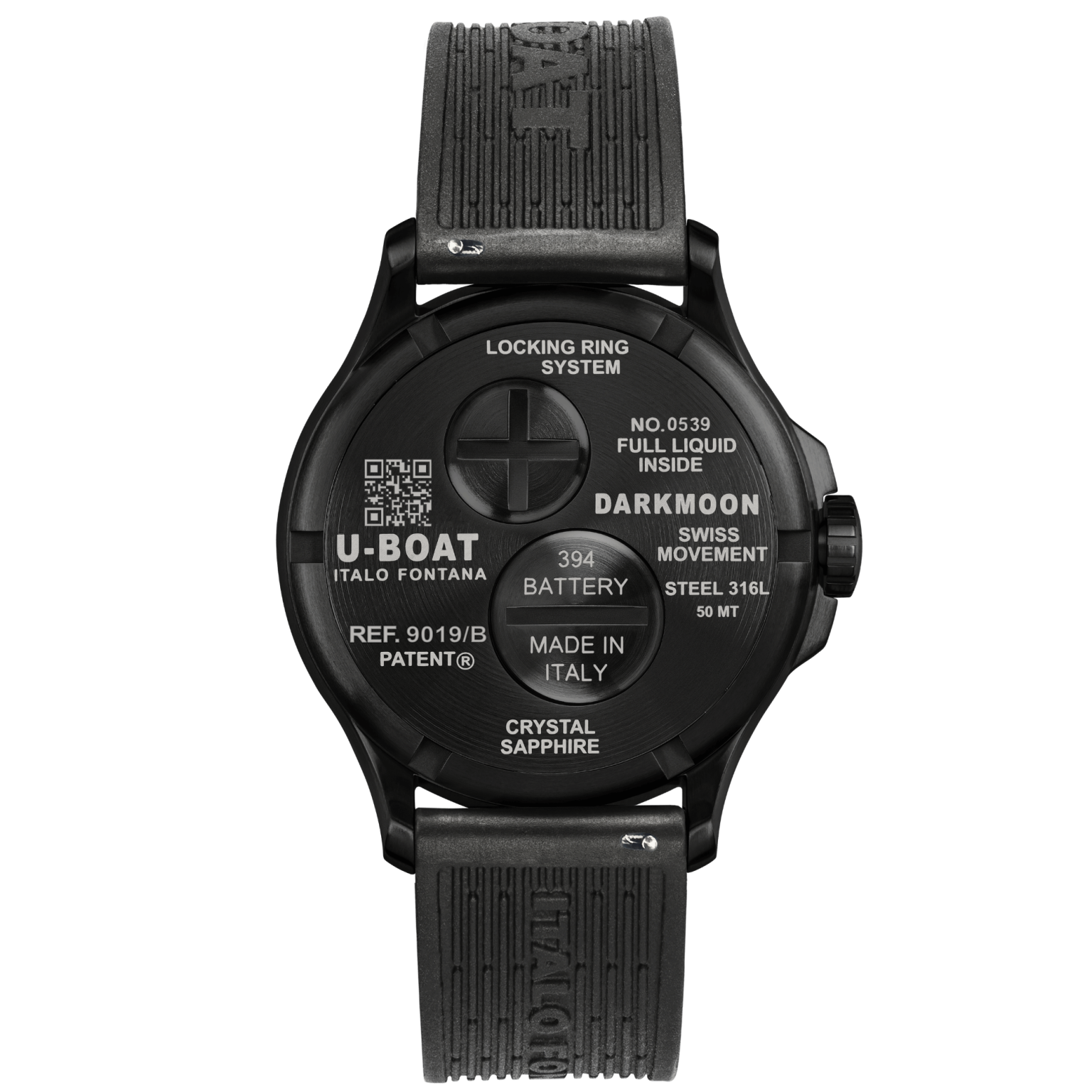 U-Boat Darkmoon Black PVD