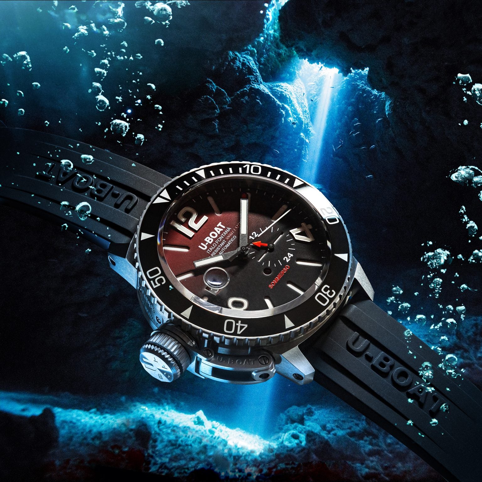 U-Boat Sommerso Ceramic Bordeaux