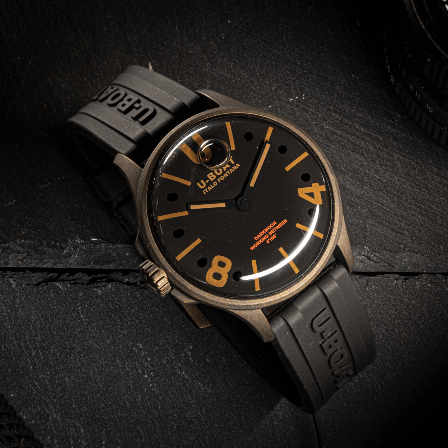 U-Boat Darkmoon 40mm Bk Brown Vintage