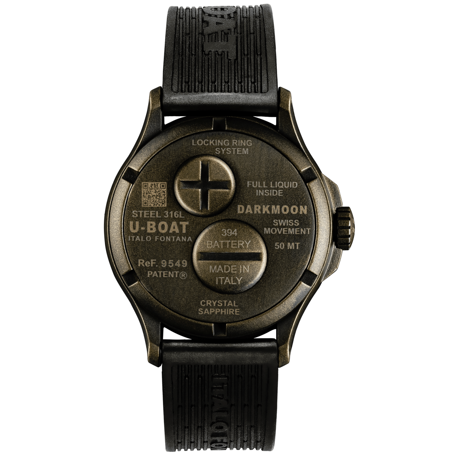 U-Boat Darkmoon 40mm Bk Brown Vintage