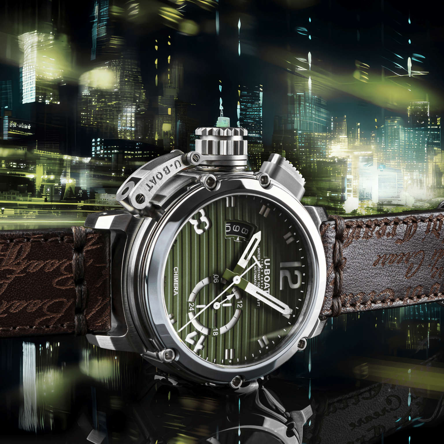U-Boat Chimera 46mm SS Verde