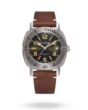 Nivada Grenchen Numerals Date Depthmaster Green