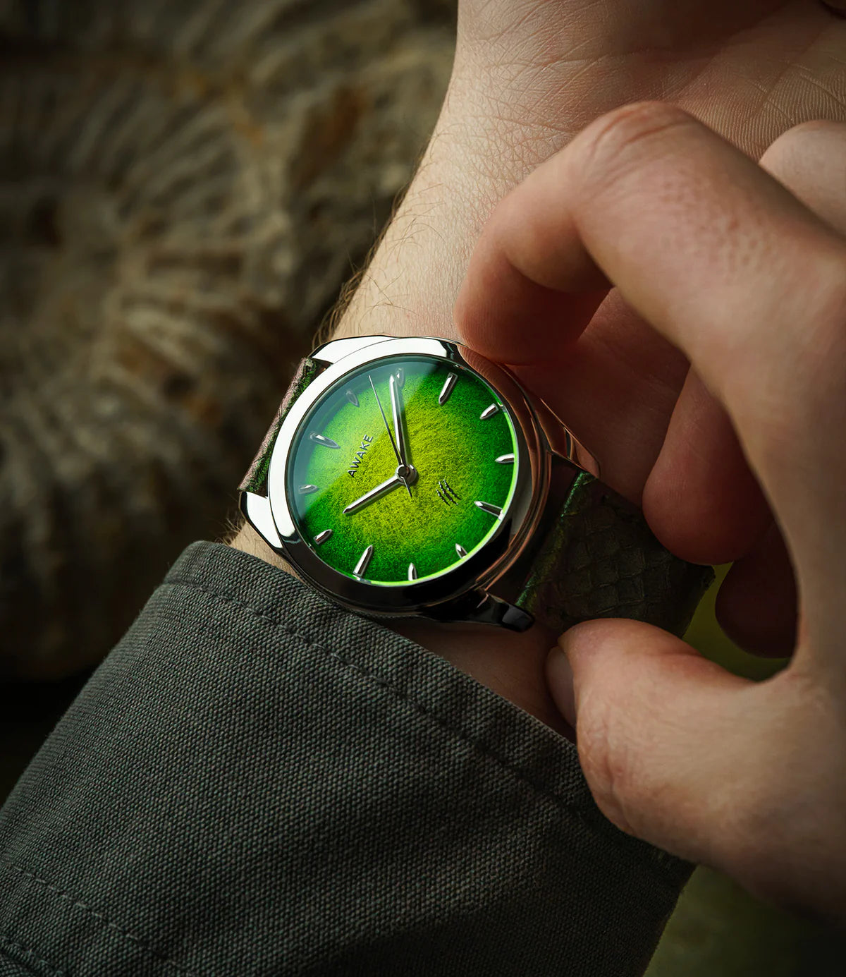 Awake Sơn Mài Silver Leaf Jurassic Raptors Edition