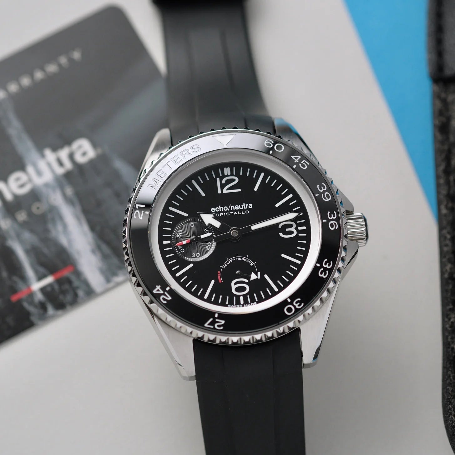 Echo Neutra Cristallo Professional Diver Black