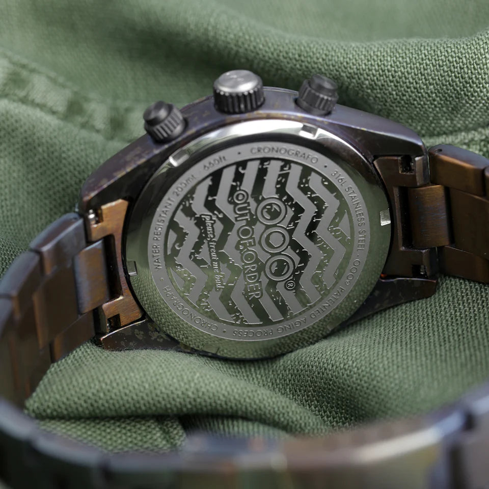 Out Of Order Creamy Sporty Cronografo Stainless Steel