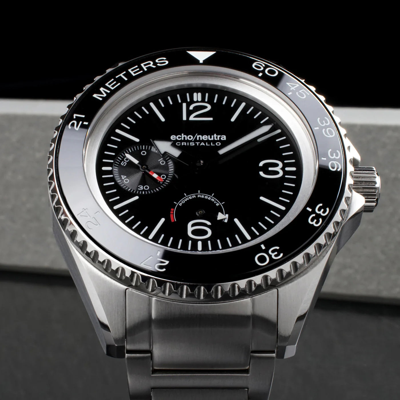 Echo Neutra Cristallo Professional Diver Black