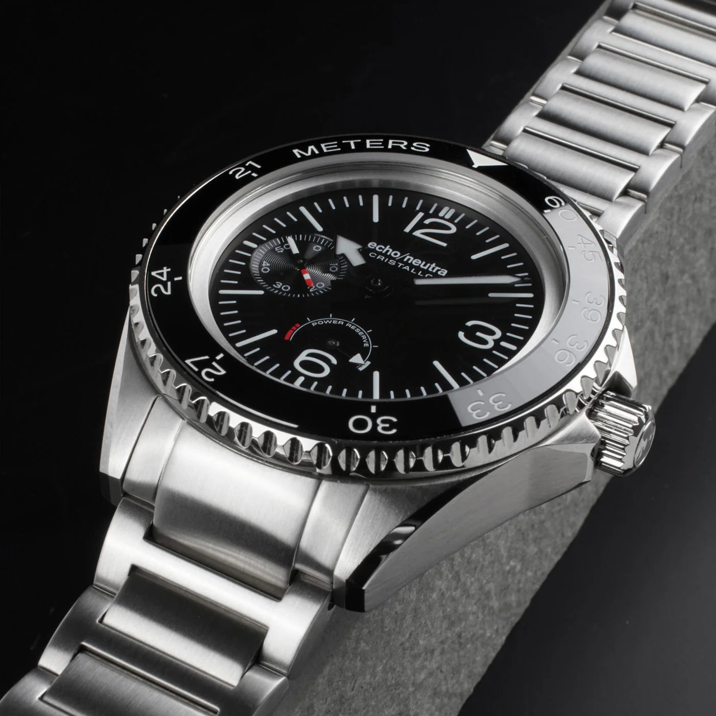 Echo Neutra Cristallo Professional Diver Black