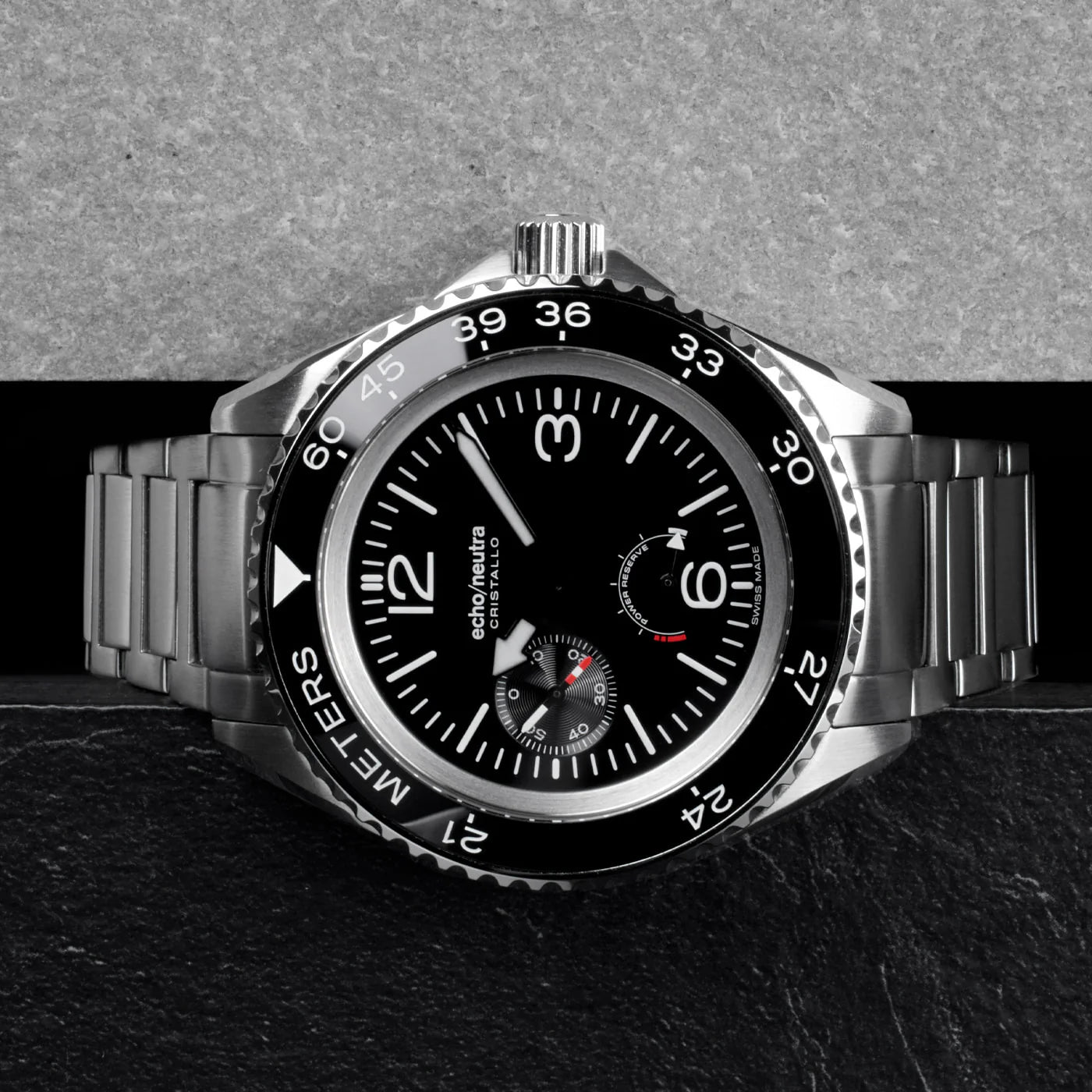 Echo Neutra Cristallo Professional Diver Black