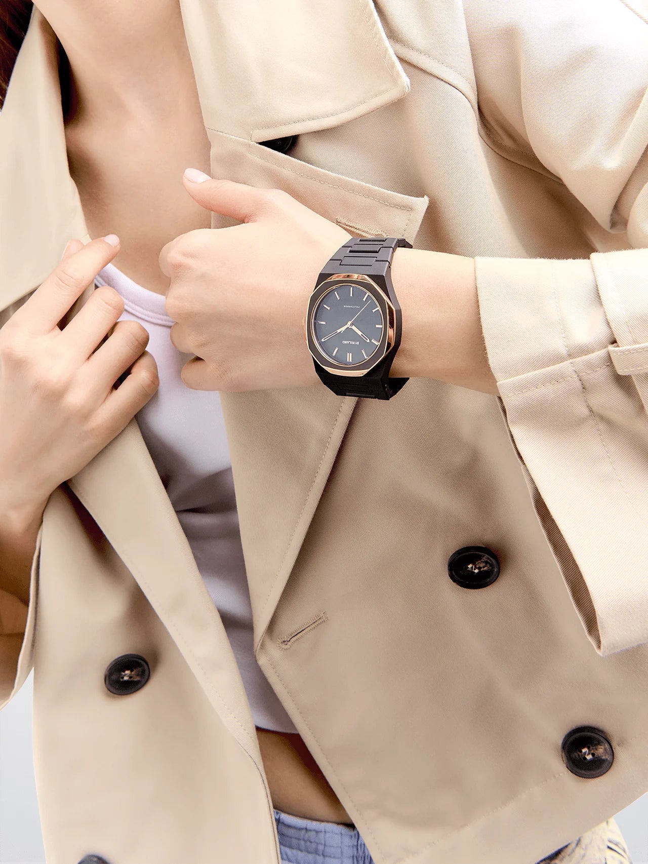 D1 Milano Black Mesh Polycarbon