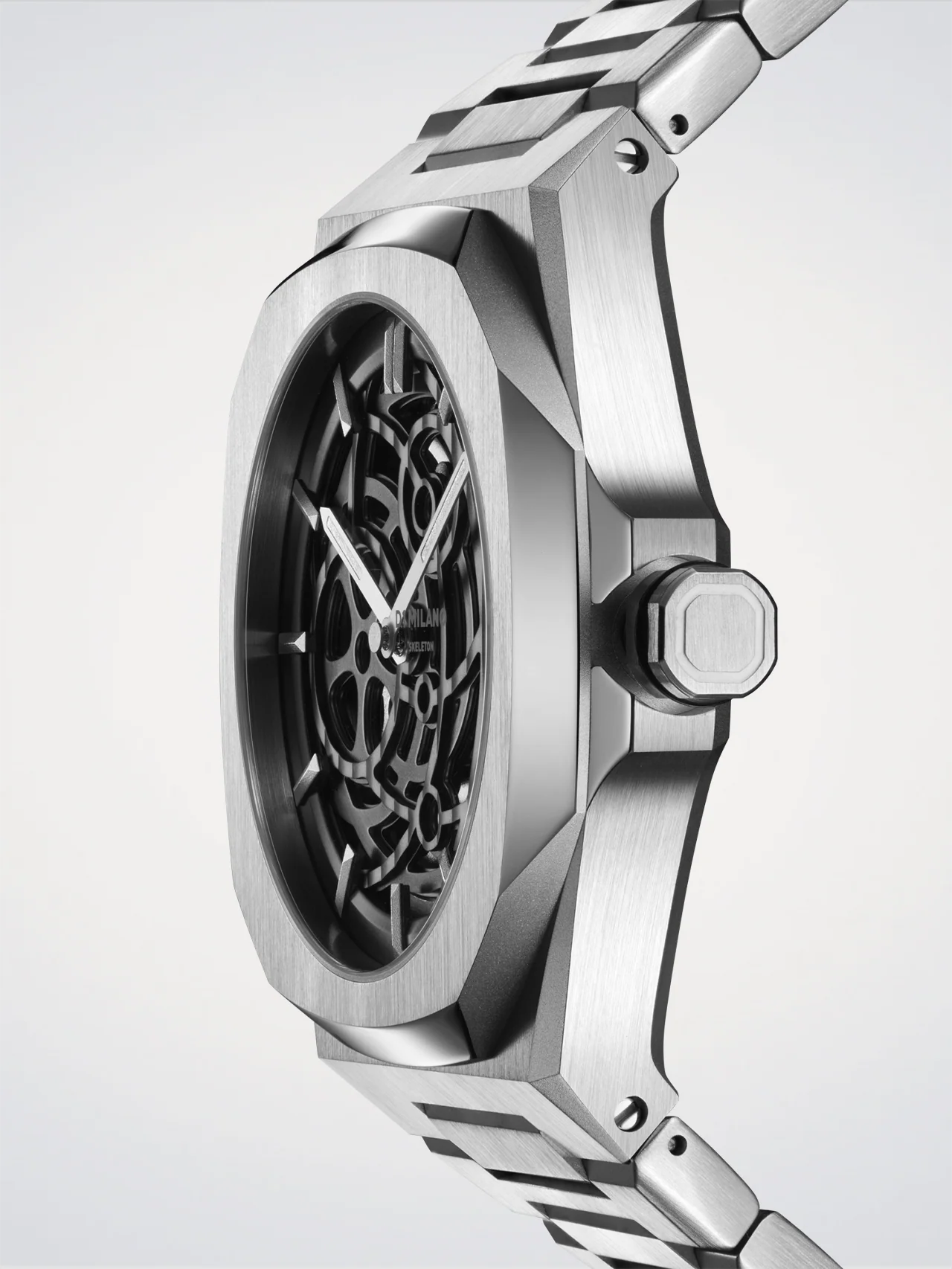 D1 Milano Silver Skeleton