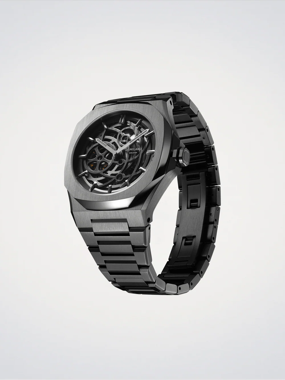 D1 Milano Gun Metal Skeleton