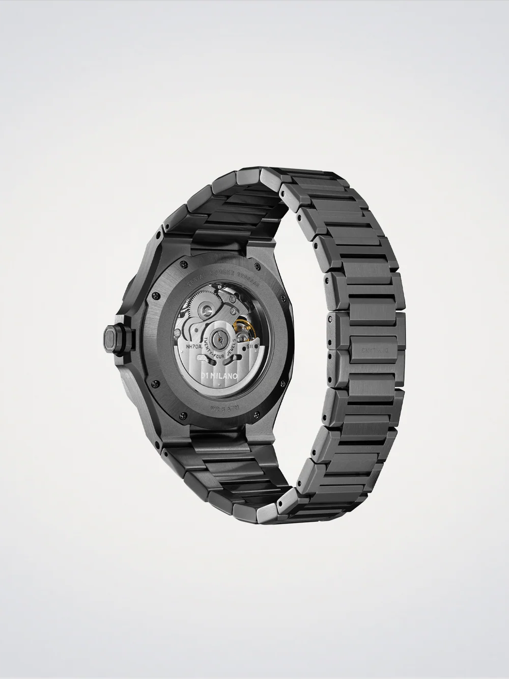 D1 Milano Gun Metal Skeleton