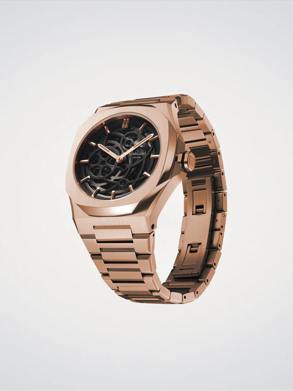 D1 Milano Rose Gold Skeleton