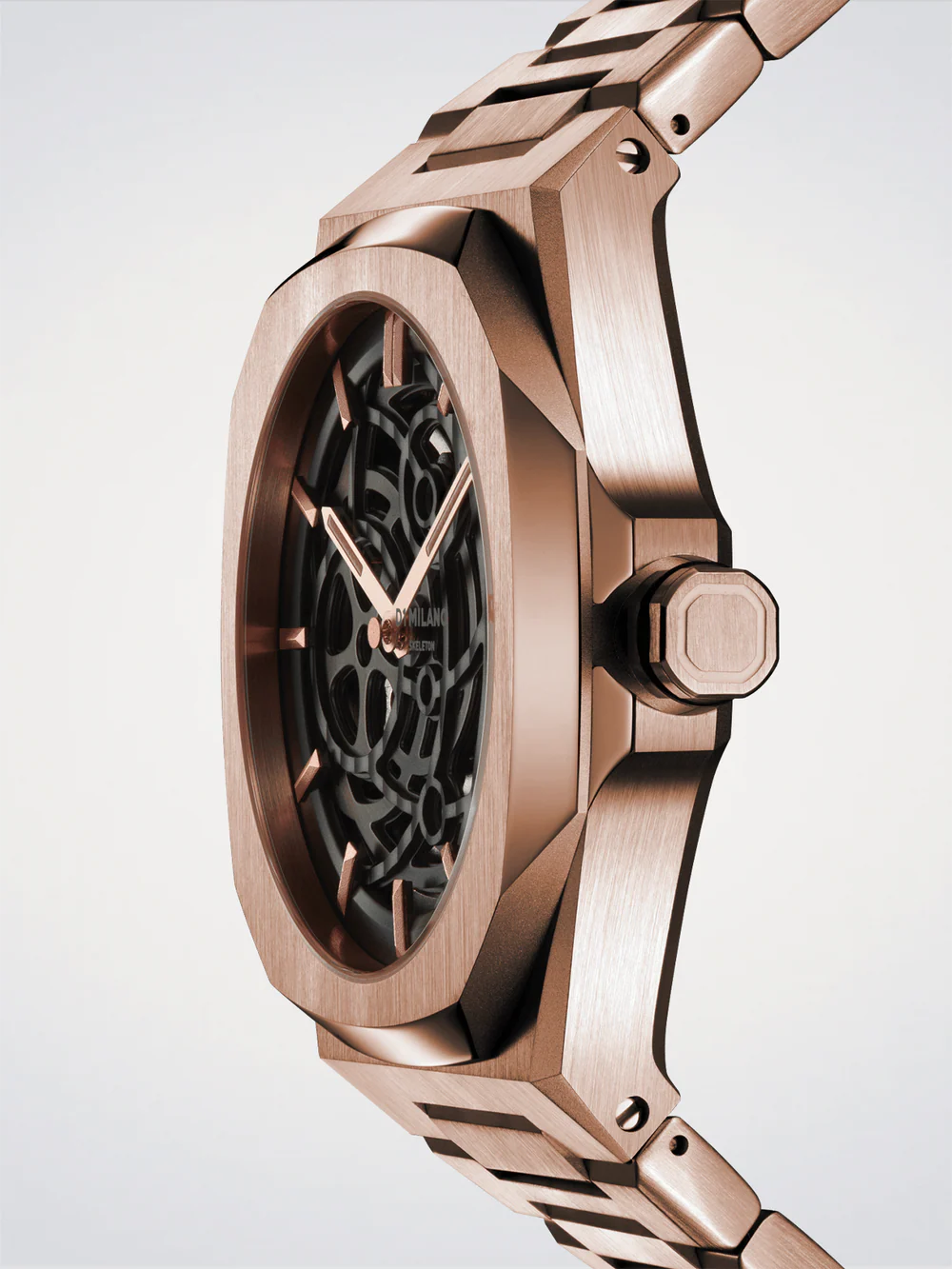 D1 Milano Rose Gold Skeleton