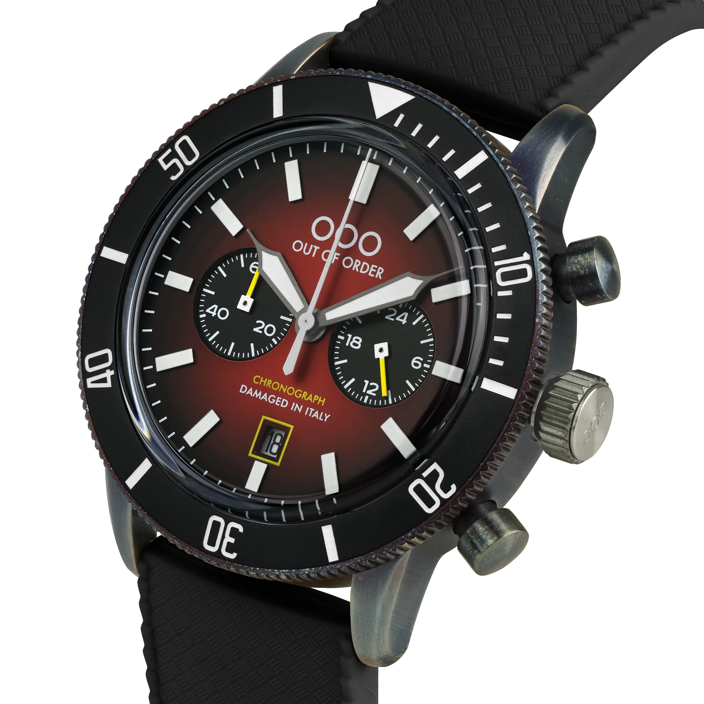 Out of Order Red Pilot Cronografo
