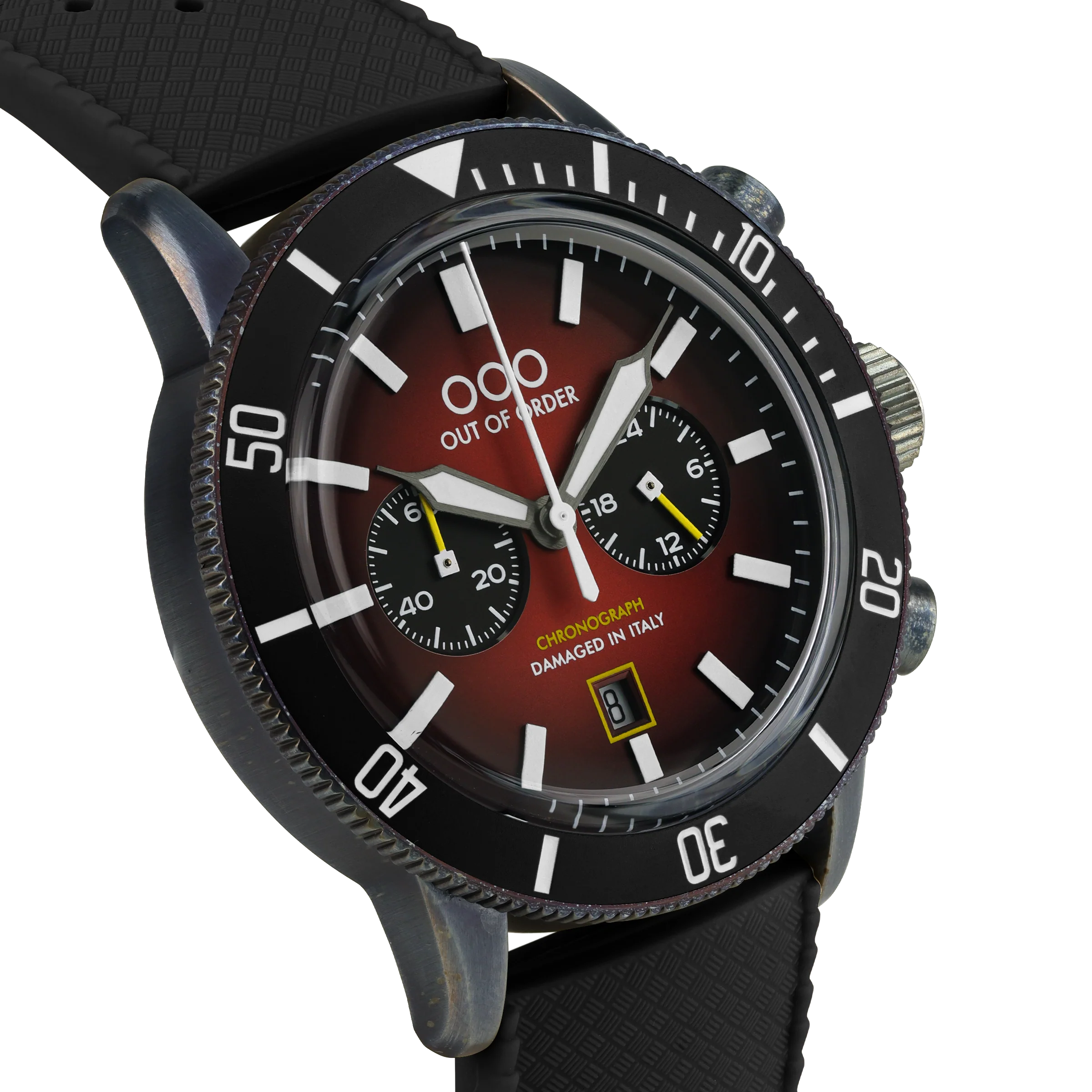 Out of Order Red Pilot Cronografo