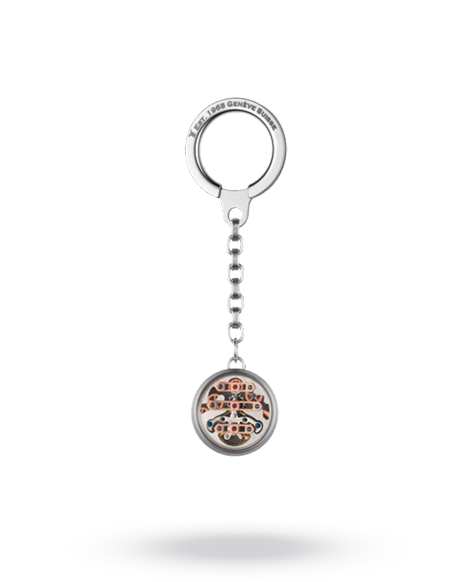 TF Est. 1968 3 Bridges White Key Chain
