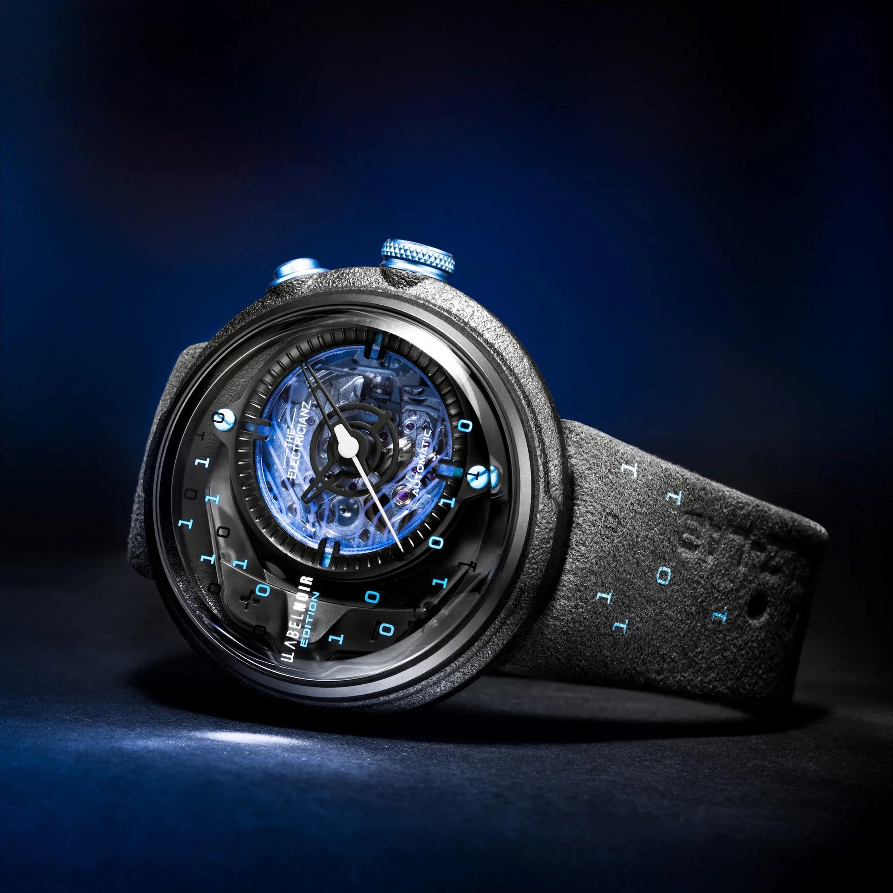 The Electricianz The Label Noir Alcantara Leather