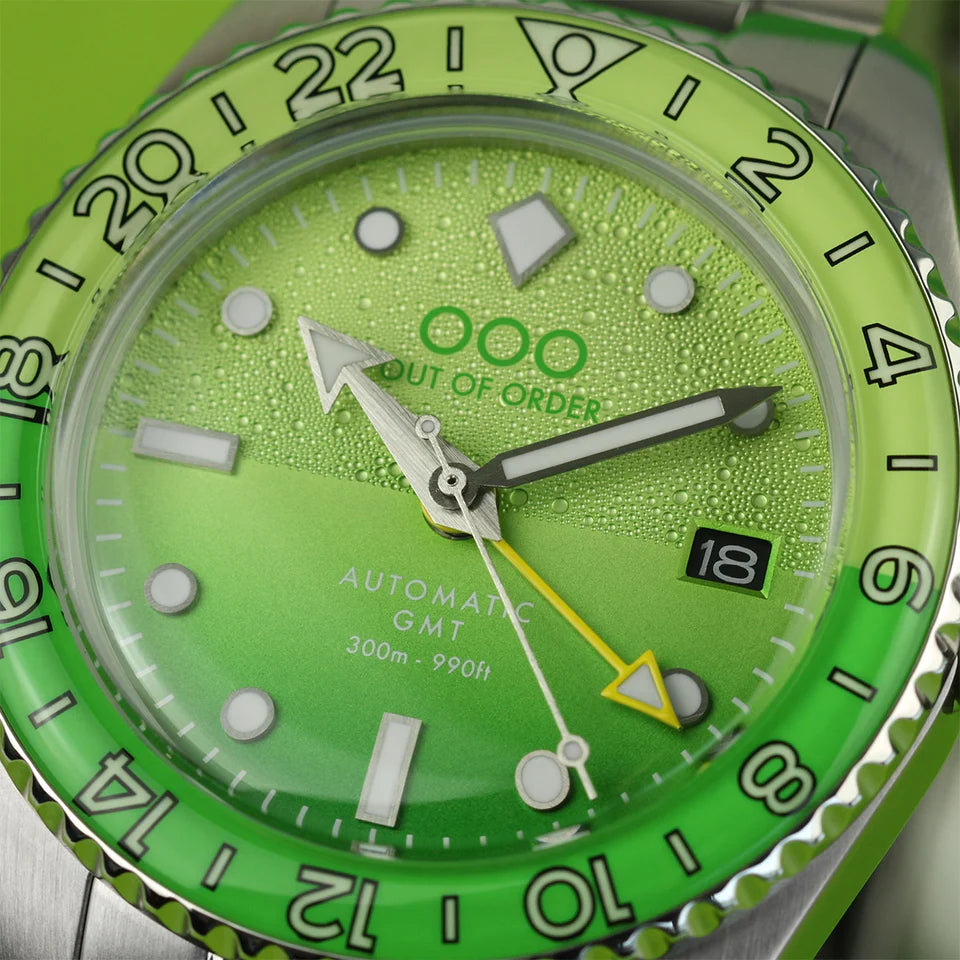 Out Of Order Midori Automatic GMT - Ultra Brushed